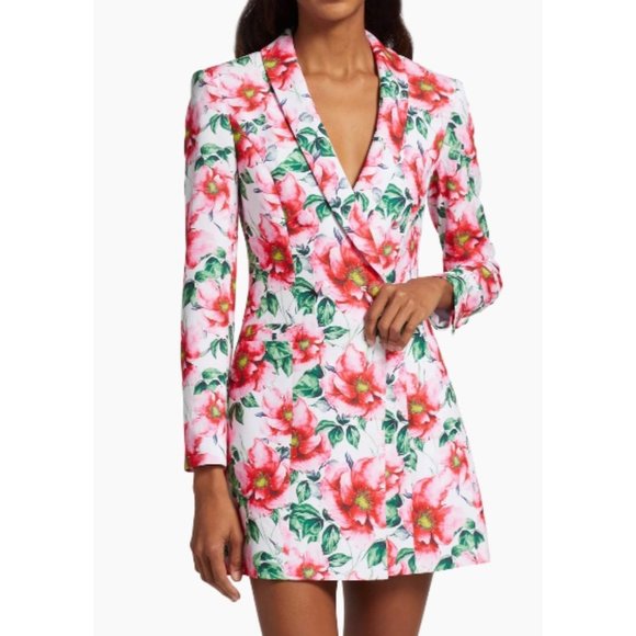 NWOT Alice + Olivia Latoya Floral Minidress Size 4 - Picture 3 of 7